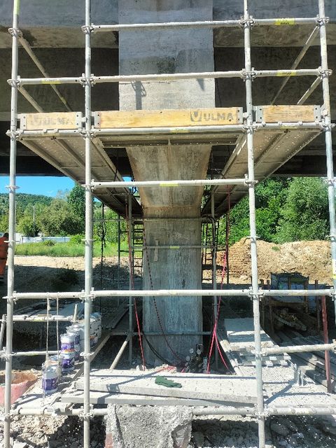 Opera d'arte al km 99+420 – SS 87 Sannitica